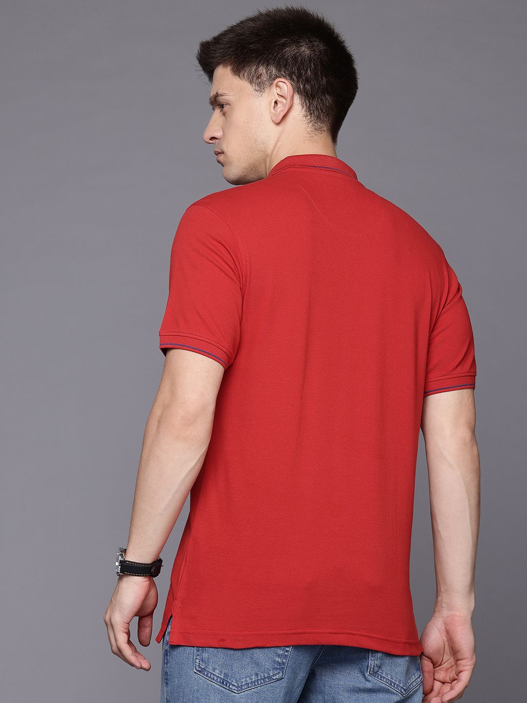 Raymond Modern Fit Pure Cotton Polo T-shirt