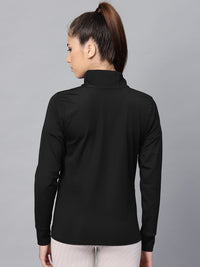 HRX by Hrithik Roshan Women Black Solid Training Sweatshirt