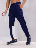 HRX by Hrithik Roshan Men Colourblocked Mid-Rise Rapid-Dry Regular Fit Running Joggers