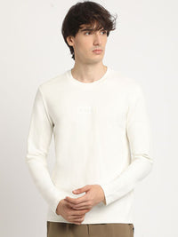 THE BEAR HOUSE Men Crew Neck Full sleeve Solid T-shirt