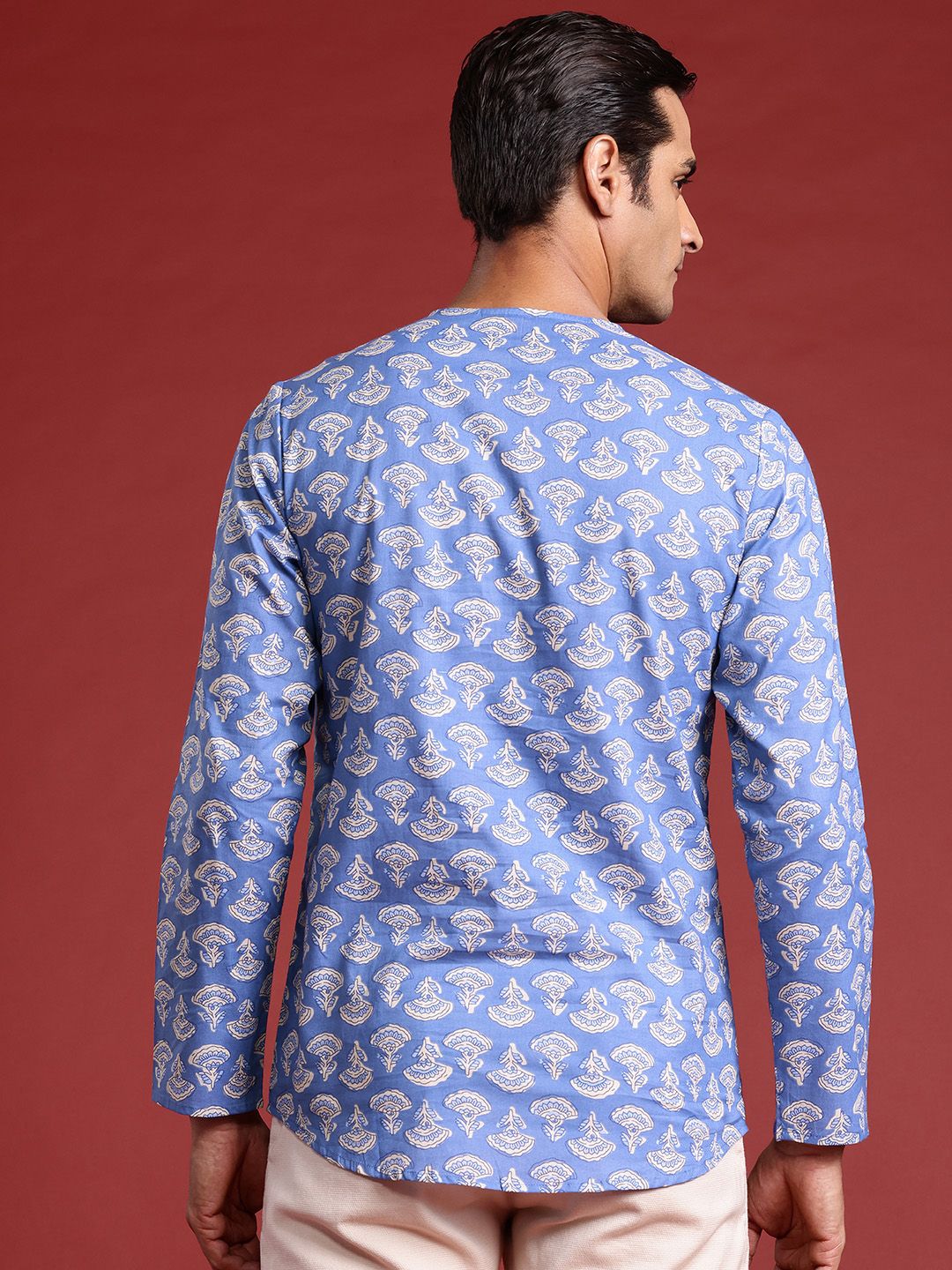 Anouk Floral Printed Pure Cotton Kurta
