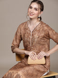 Anouk Paisley Printed Kurta With Palazzos