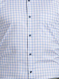 Park Avenue Men Checked Formal Slim Fit Cotton Shirt