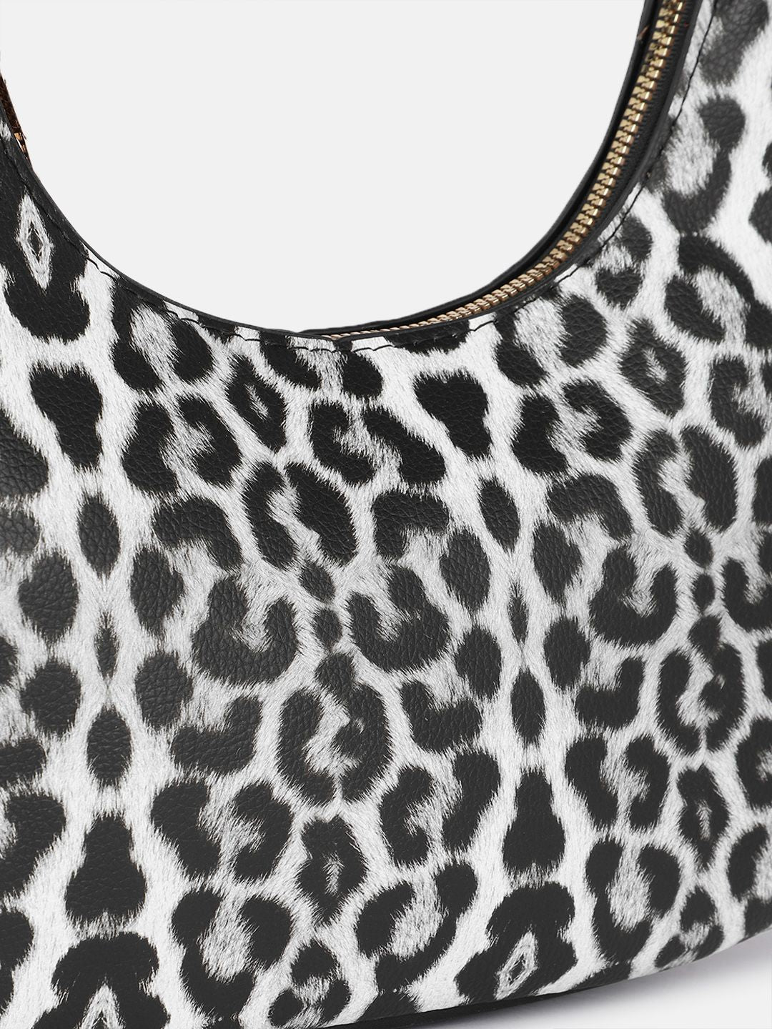 all about you Animal Print Structured Hobo Bag