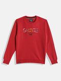 Monte Carlo Boys Cotton Graphic Printed Sweatshirt
