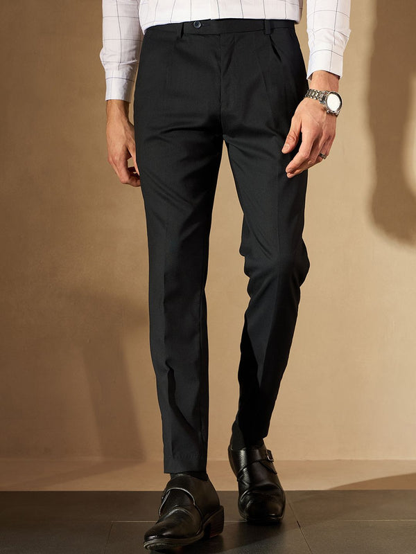 DENNISON Tapered Fit Pleated Trouser