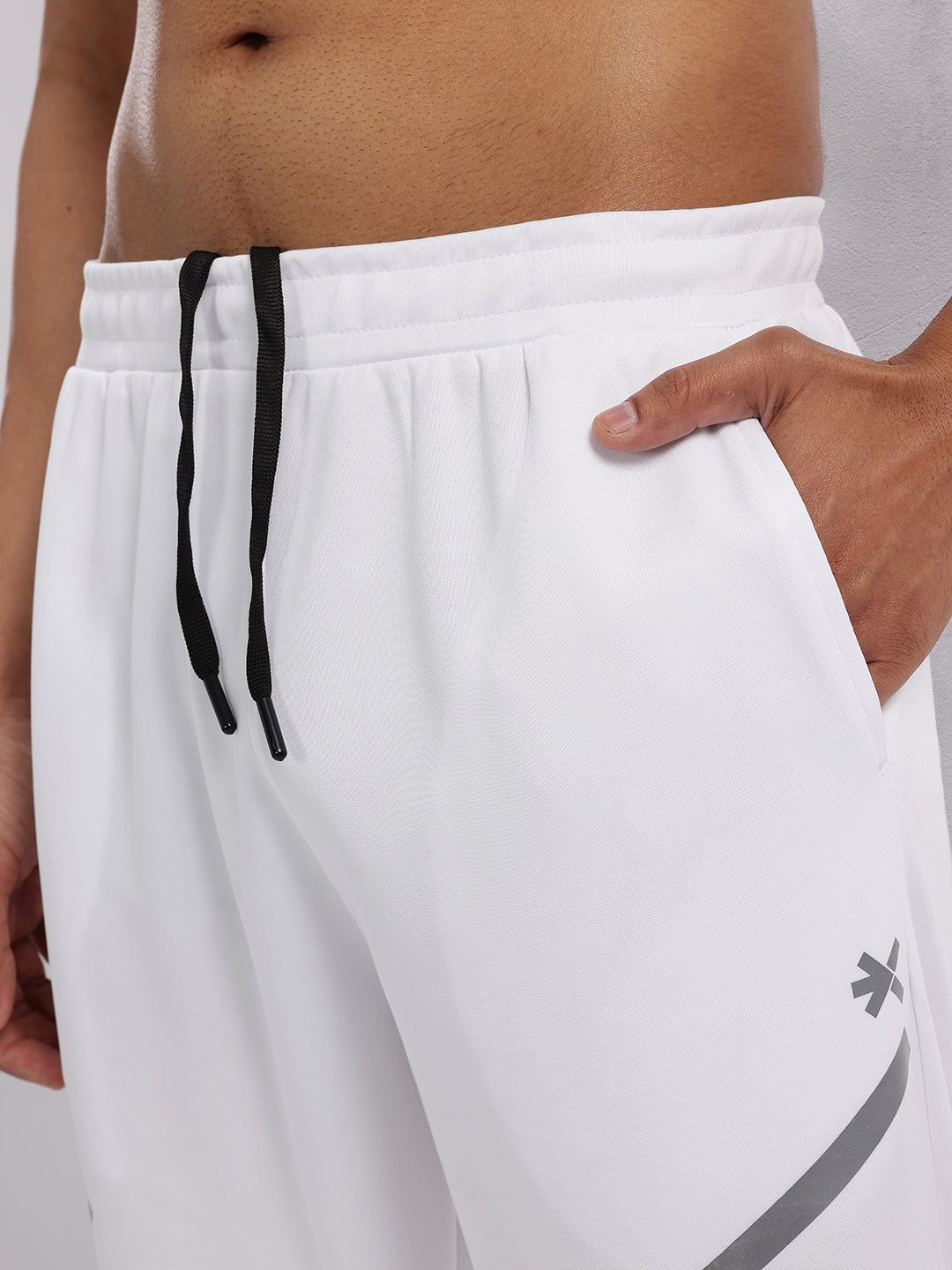 HRX by Hrithik Roshan Men Rapid-Dry Mid-Rise Regular Fit Running Track pants