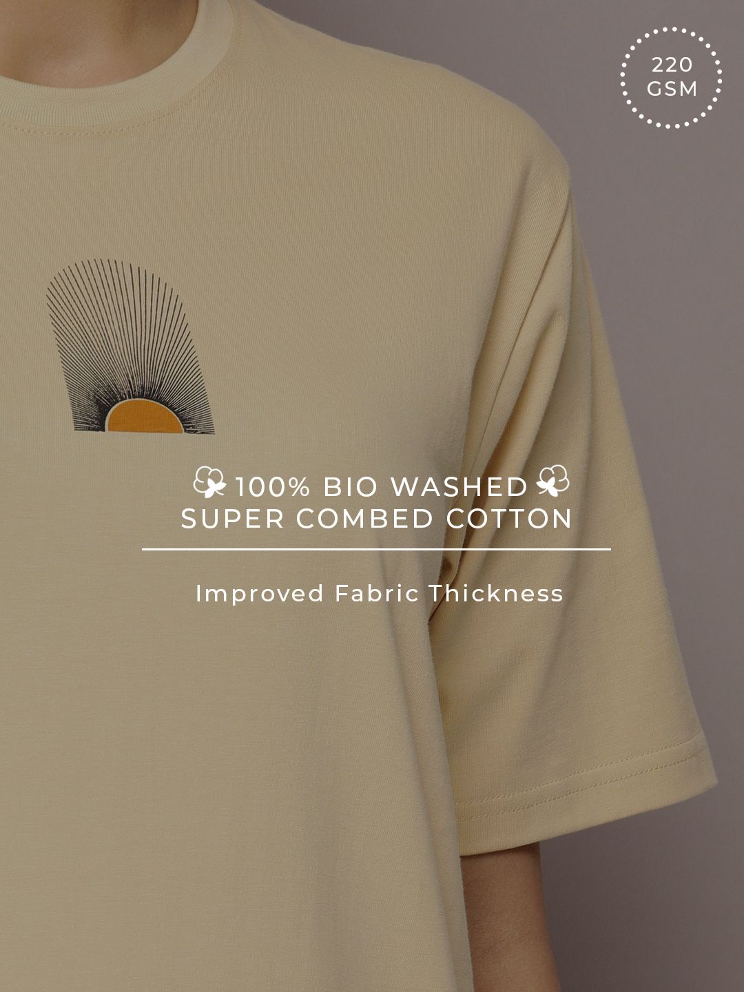 DILLINGER Graphic Printed Oversized Pure Cotton T-Shirt