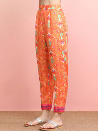 Indo Era Printed Top With Trousers Co-Ords