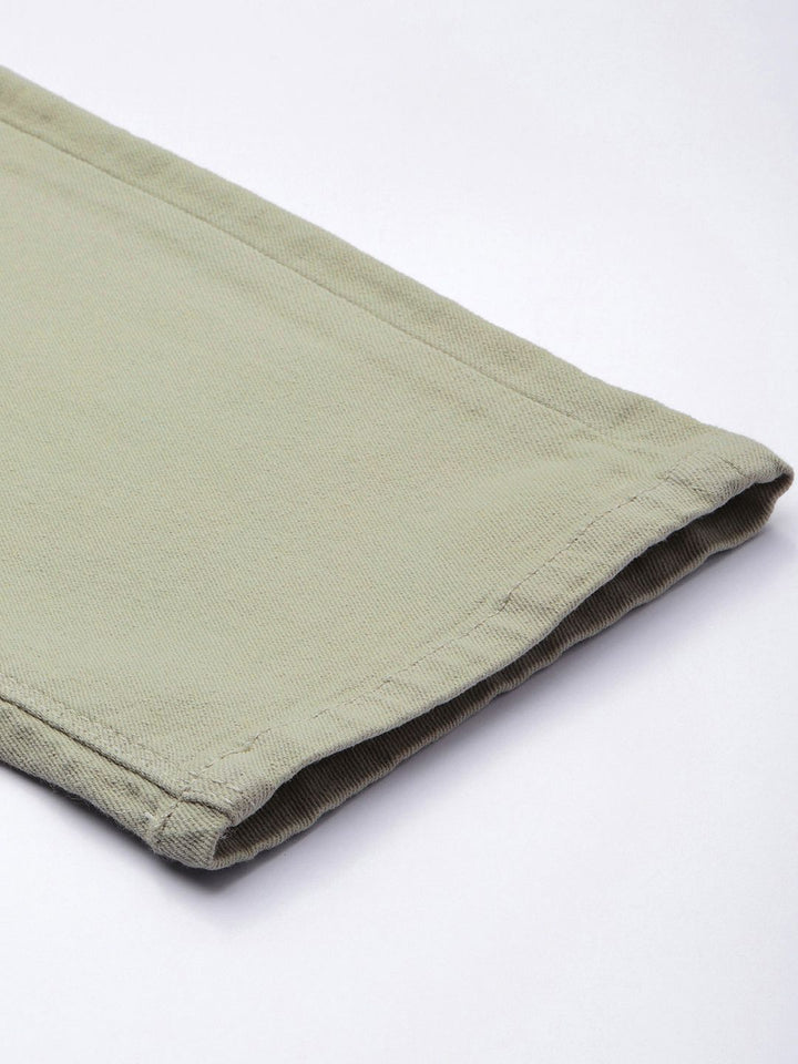 Mr Bowerbird Men Tapered Fit Stretchable Cropped Jeans