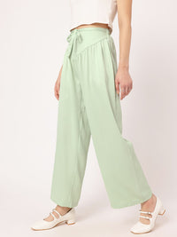 DressBerry Women Tender Touch Textured Trousers