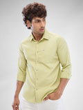SPYKAR Men Solid Slim Fit Opaque Casual Shirt
