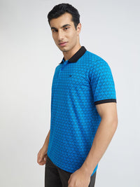 Park Avenue Printed Polo Collar Slim Fit T-shirt