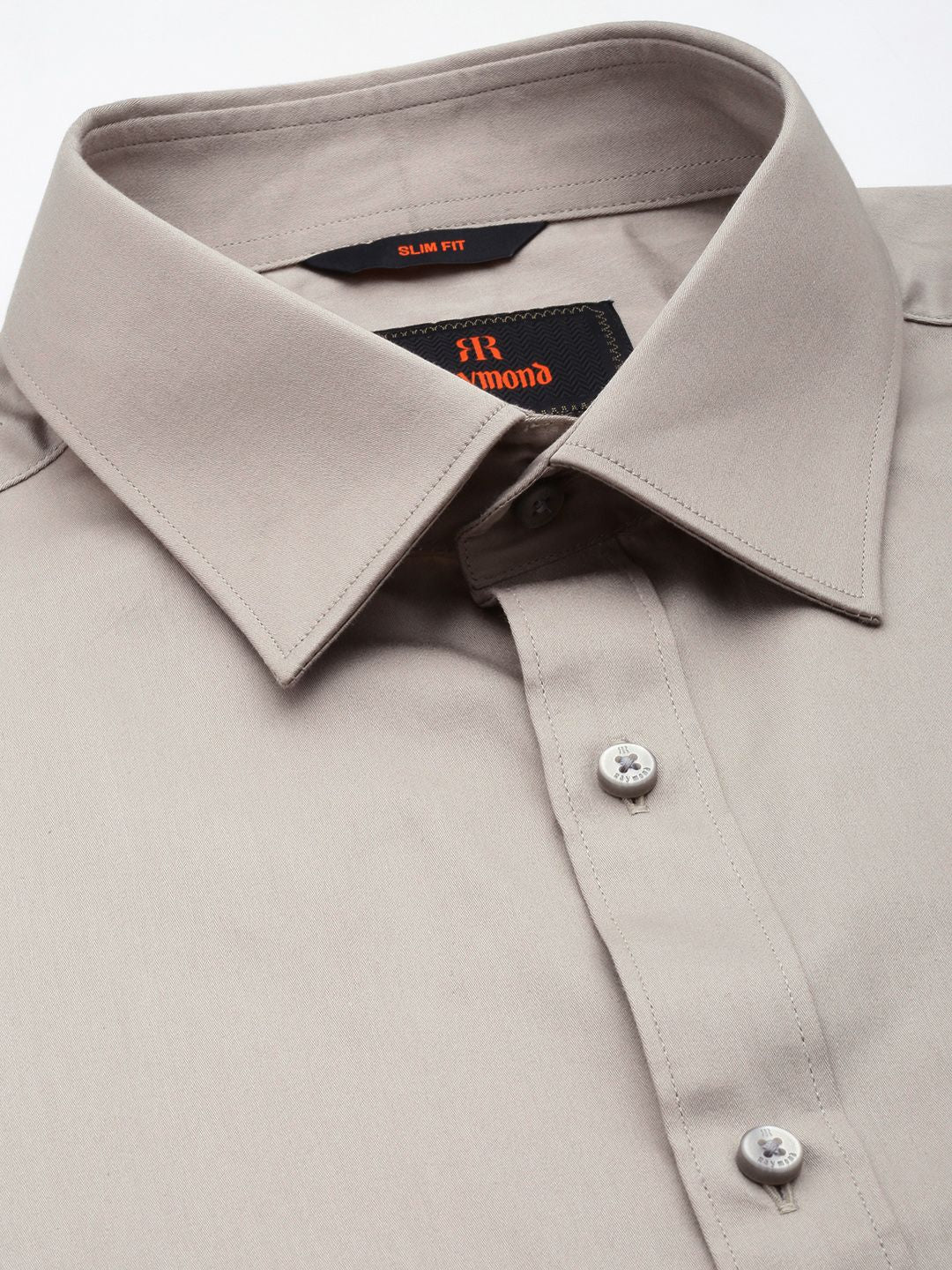 Raymond Solid Slim Fit Pure Cotton Formal Shirt