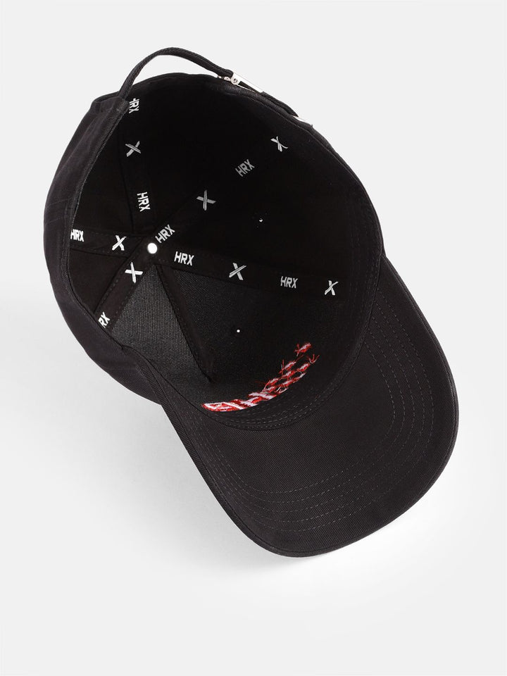 HRX by Hrithik Roshan Men Brand Logo Embroidered Pure Cotton Baseball Cap