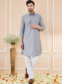 See Designs Shirt Collar Cotton Pathani Kurta