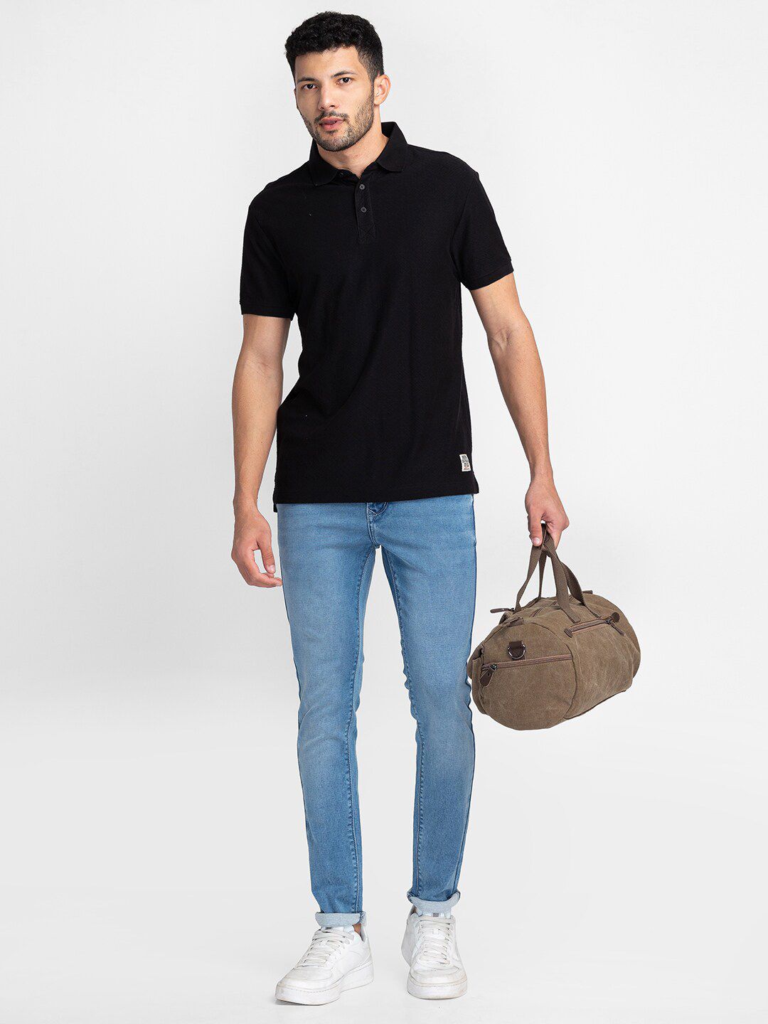 Being Human Polo Collar Short Sleeves T-shirt