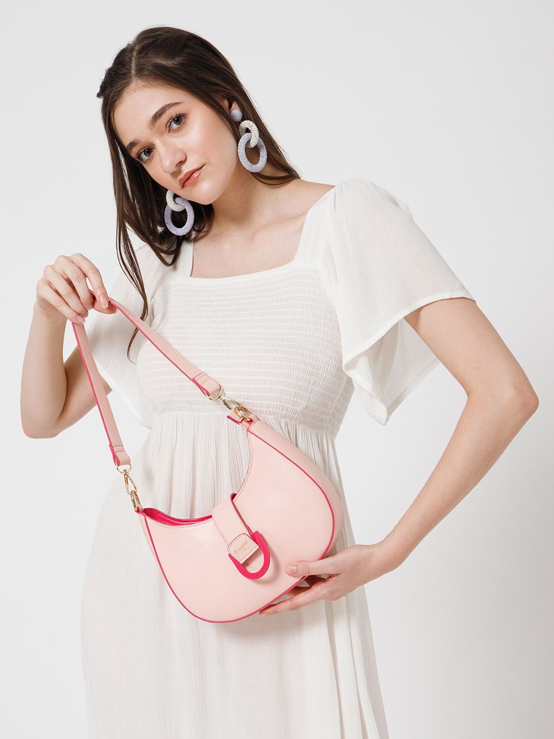 Berrylush Structured Sling Bag