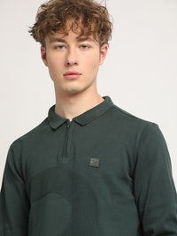 THE BEAR HOUSE Polo Collar Slim Fit Pure Cotton T-shirt