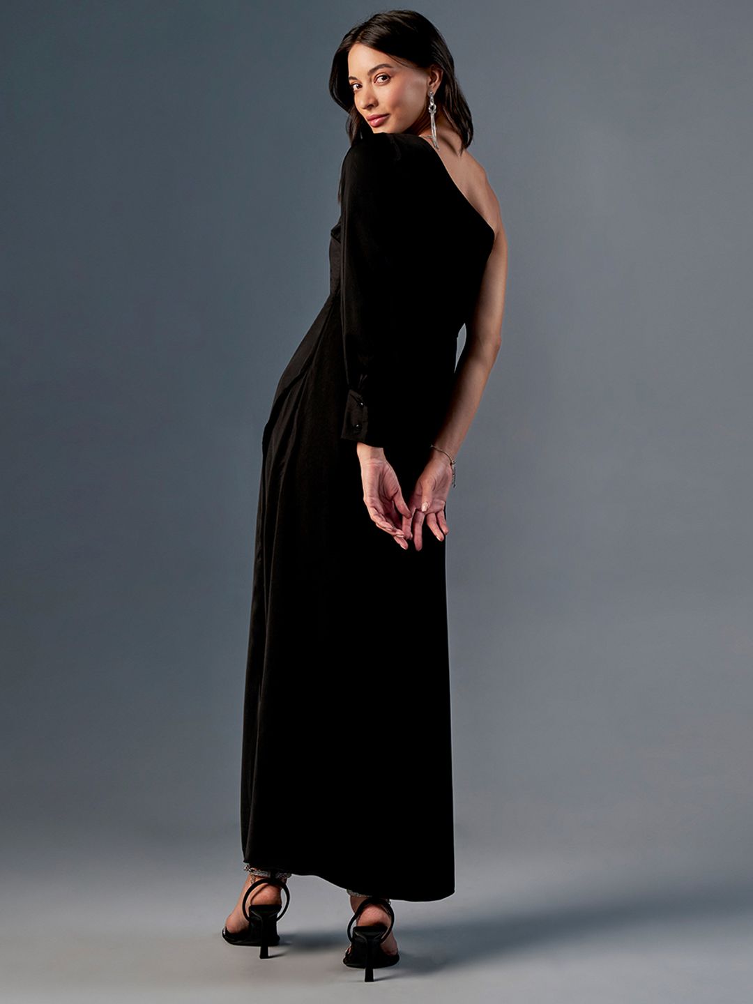 AND Puff Sleeve Maxi Dress