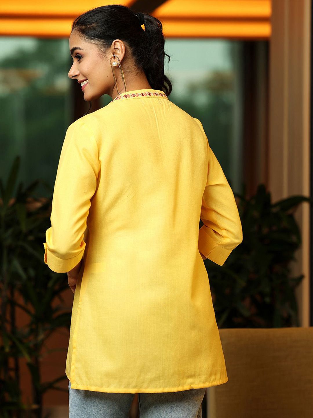 Libas v-neck kurti