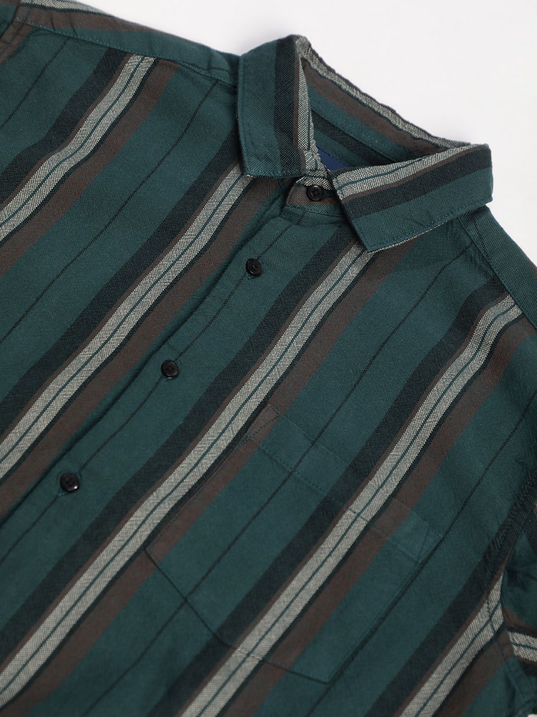 Bene Kleed Striped Pure Cotton Casual Shirt