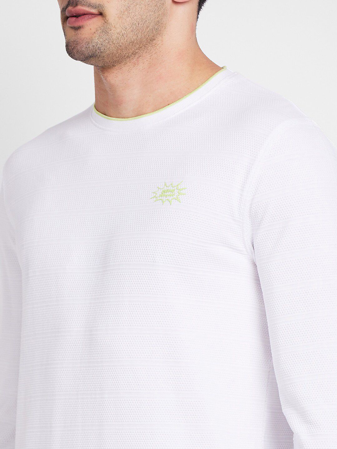 Being Human Self Design Round Neck Casual T-shirt