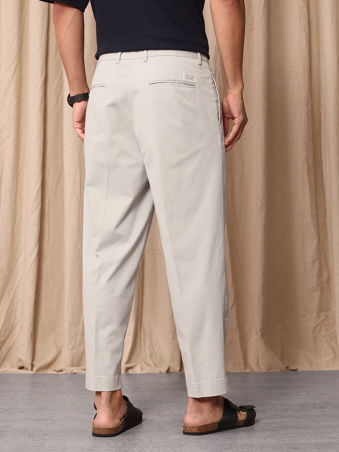 Mr Bowerbird Men Oversized Fit Pleated Korean Pants