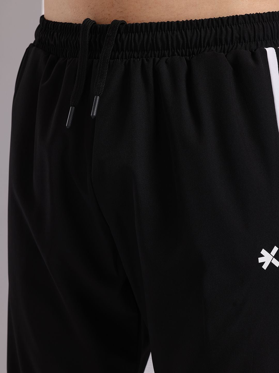 HRX by Hrithik Roshan Men Side Stripe Button Slit Training Track Pants