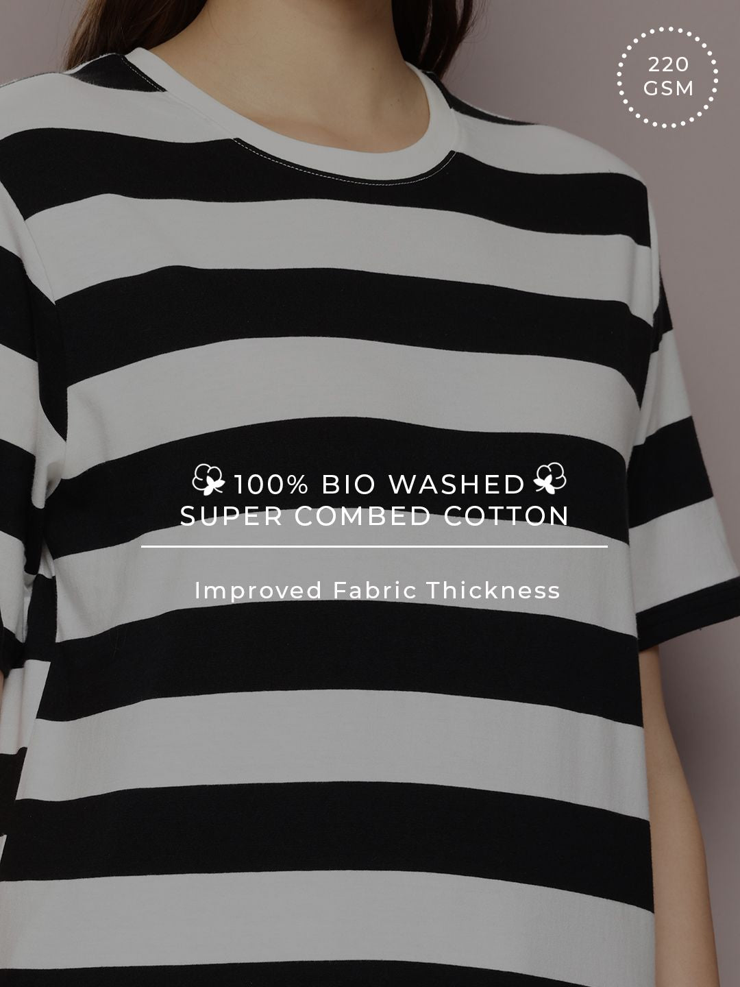 Dillinger Womens Short Sleeve Oversized Yarn Dyed Tshirt