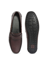 RARE RABBIT Men Bold Leather Formal Loafers