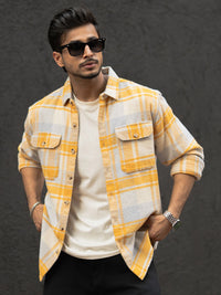Powerlook  Checked Casual Shirt
