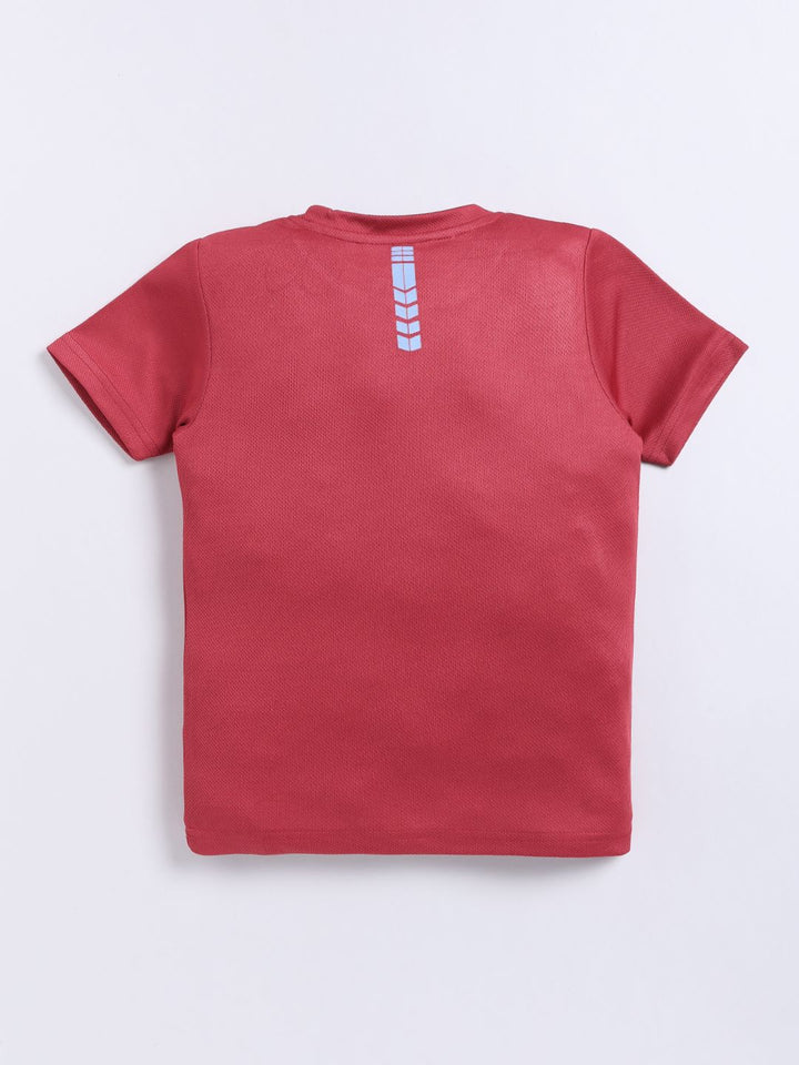 HRX by Hrithik Roshan Boys Typography Printed Rapid-Dry T-shirt