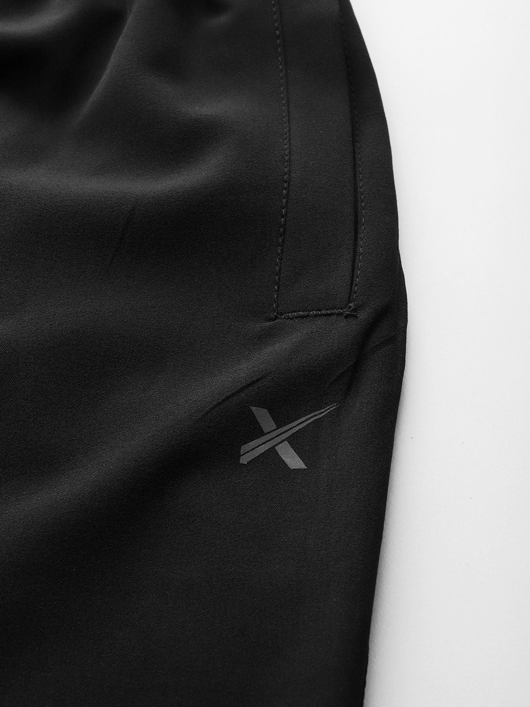 HRX By Hrithik Roshan Training Women Jet Black Rapid-Dry Brand Carrier Track pants