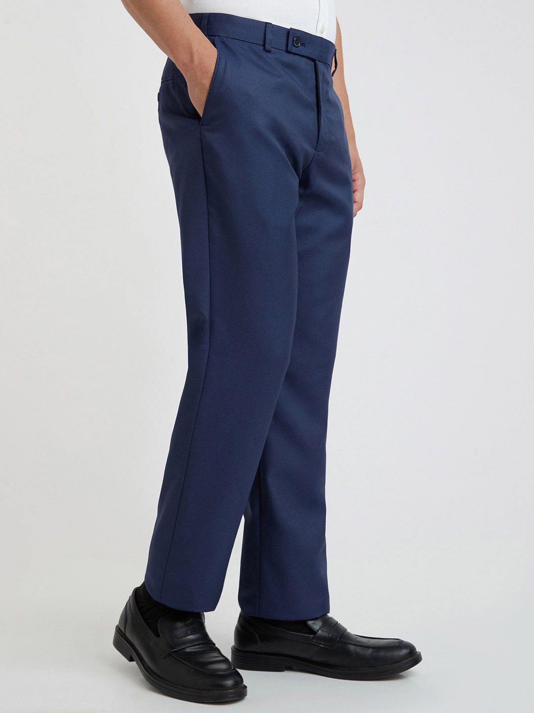 Park Avenue Men Self-Design Formal Trousers