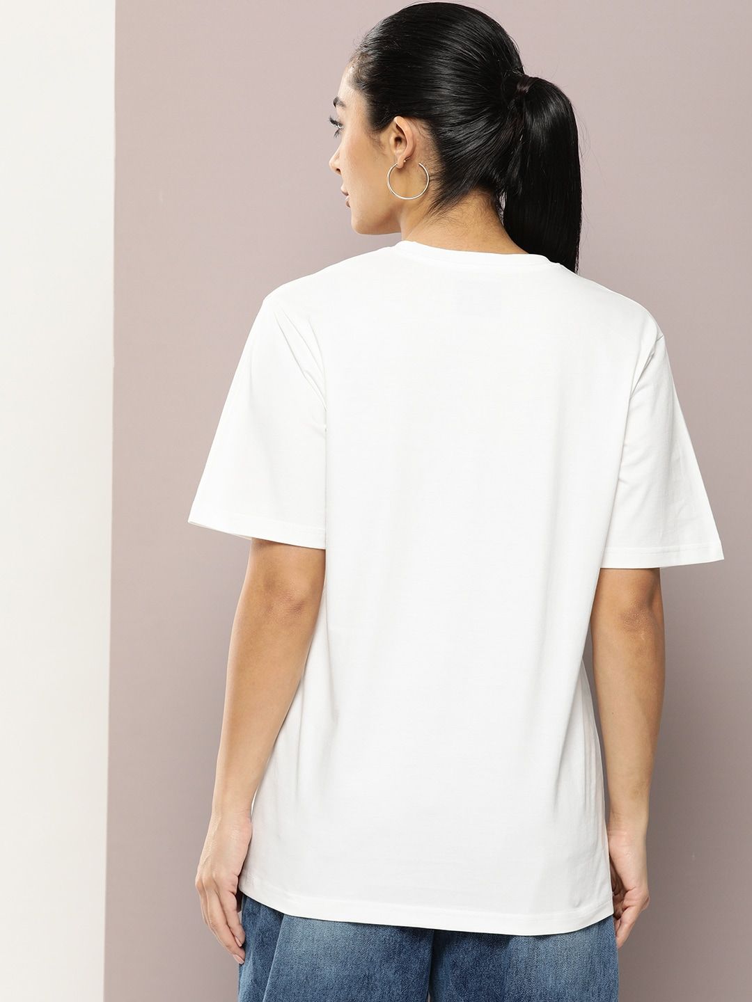 DILLINGER Graphic Printed Oversized Embossed Pure Cotton T-shirt