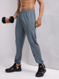 HRX by Hrithik Roshan Men Brand Logo Print Mid-Rise Rapid-Dry Training Joggers