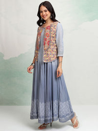 Vishudh Women Floral Print A-Line Dress