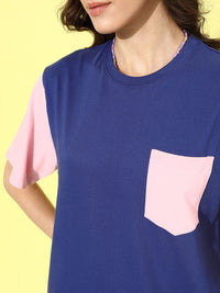 DILLINGER Women Solid Oversized T-shirt