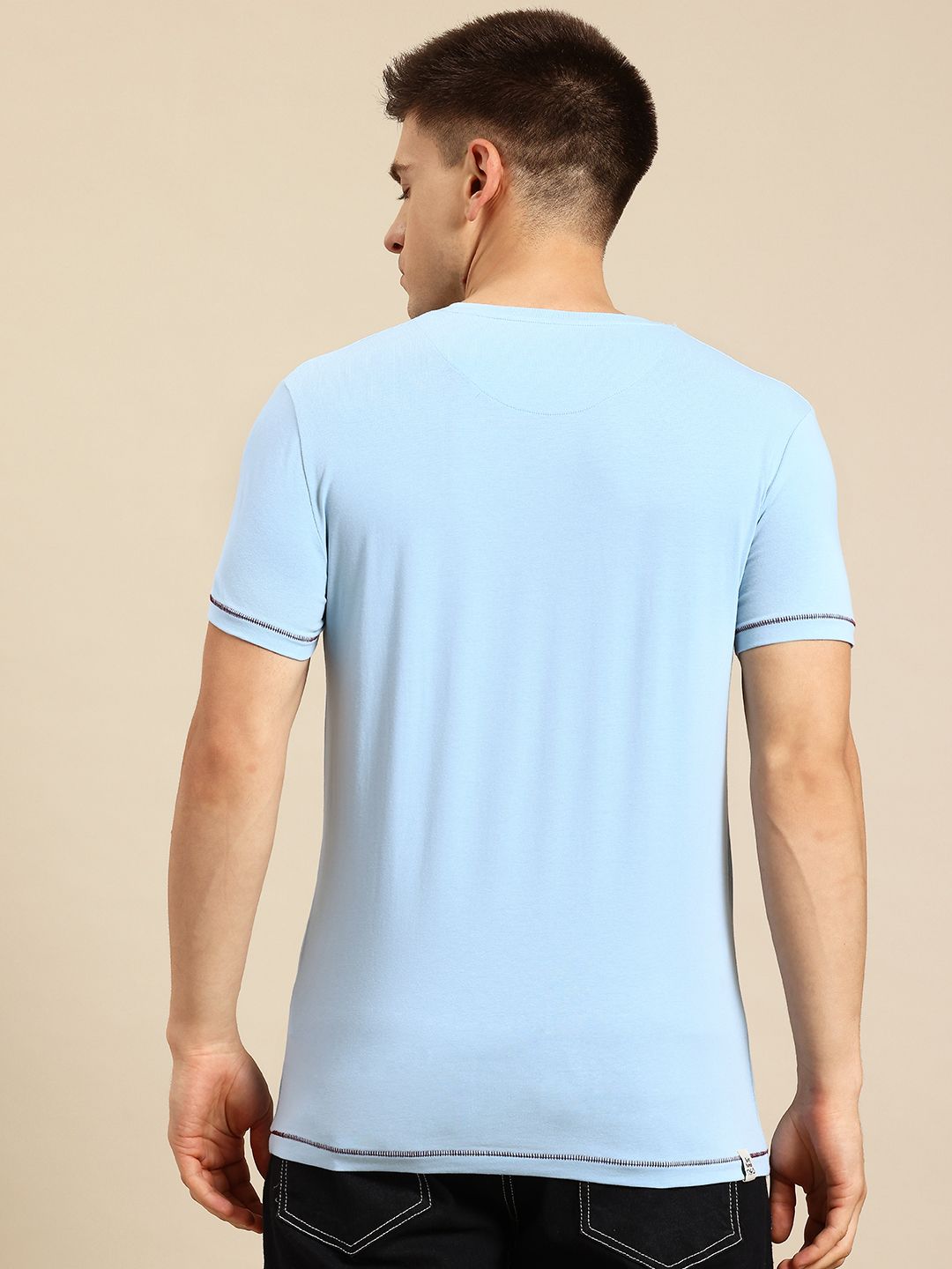 Being Human Typography V-Neck T-shirt