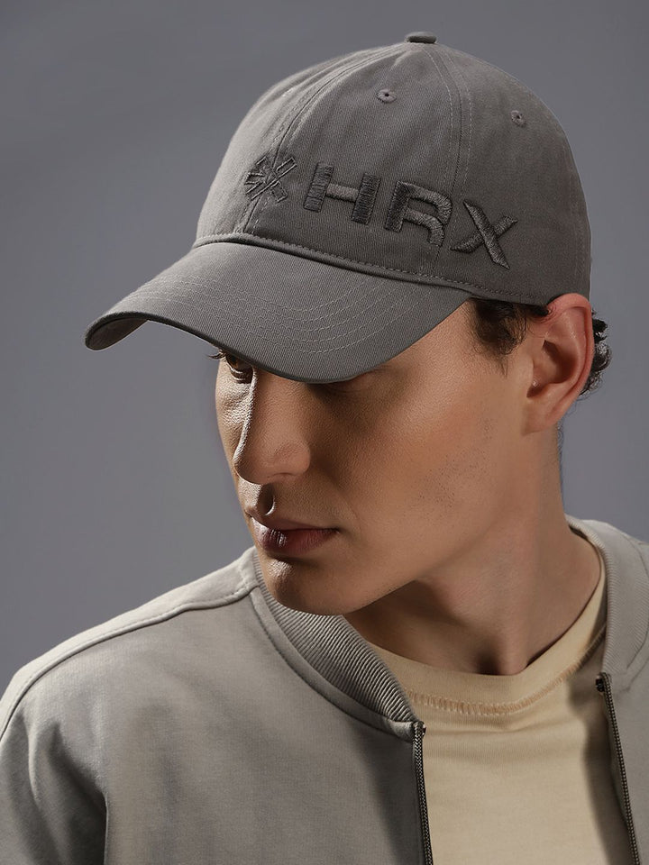 HRX by Hrithik Roshan Men Brand Logo Embroidered Pure Cotton Baseball Cap
