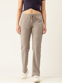 Monte Carlo Women Mid-Rise Regular Fit Track Pants with Reflective Elements