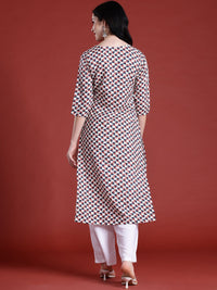 Anouk Ethnic Motifs Printed Straight Kurta