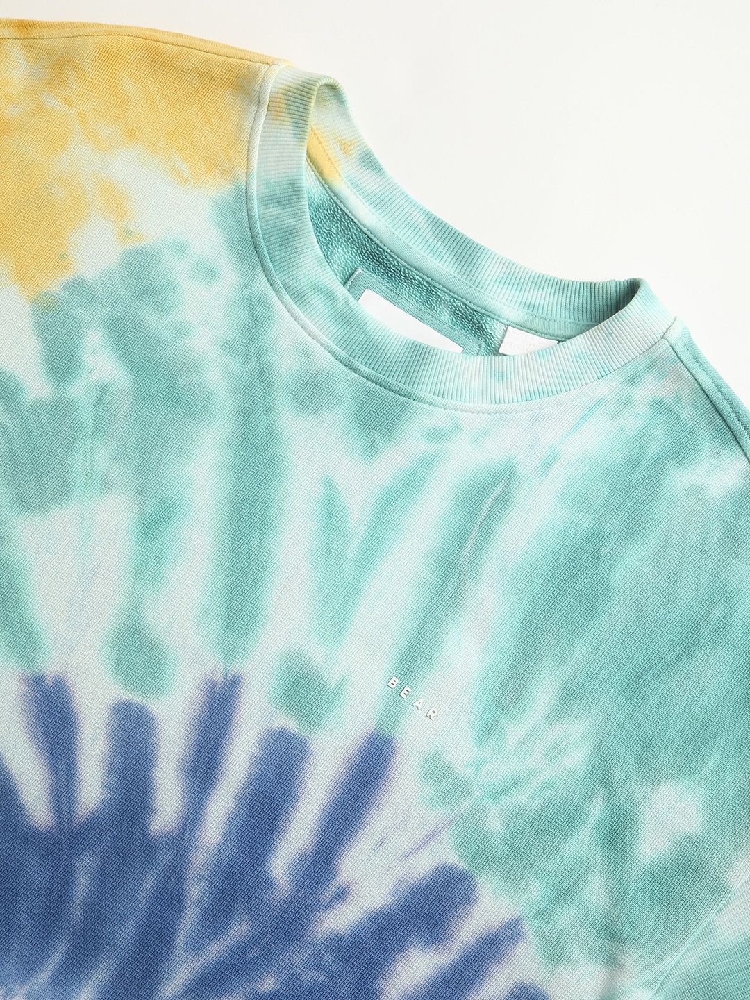 THE BEAR HOUSE Tie and Dyed Pure Cotton Pullover Sweatshirt