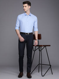 Raymond Textured Slim Fit Pure Cotton Formal Shirt
