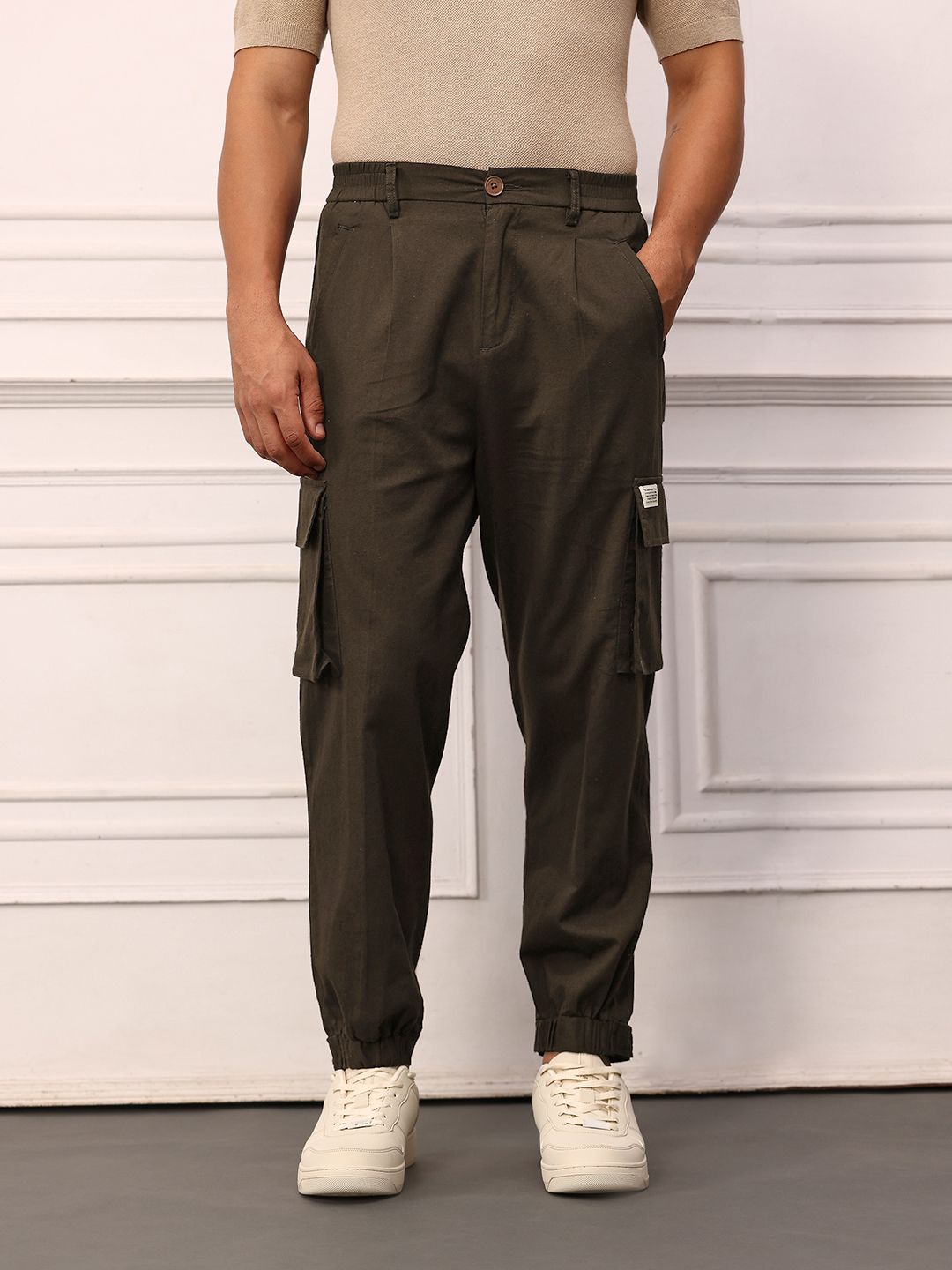 Mr Bowerbird Men Cotton Linen Cargos