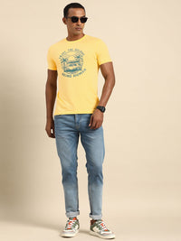 Being Human Round Neck Printed Pure Cotton T-shirt