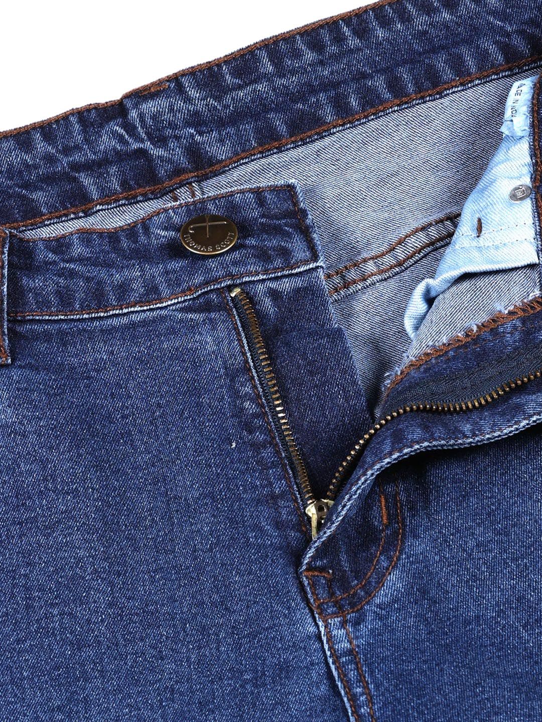 Thomas Scott Men Smart Slim Fit Light Fade Stretchable Jeans