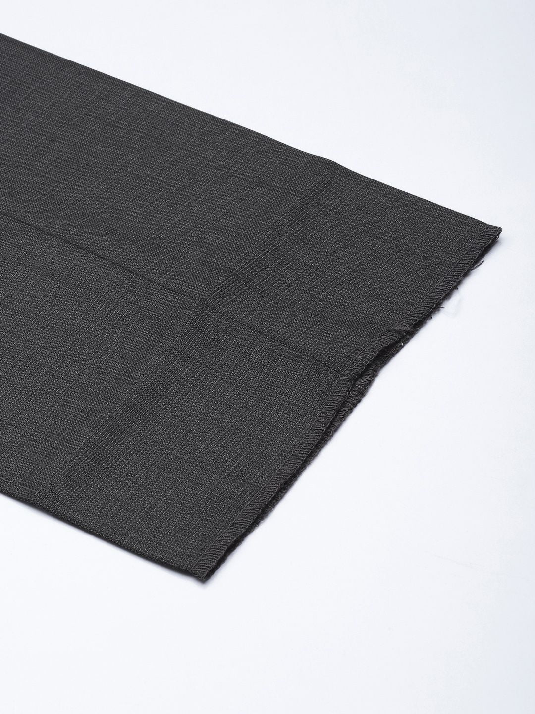 Raymond Men Grey Solid Slim Fit Wrinkle Free Formal Trousers