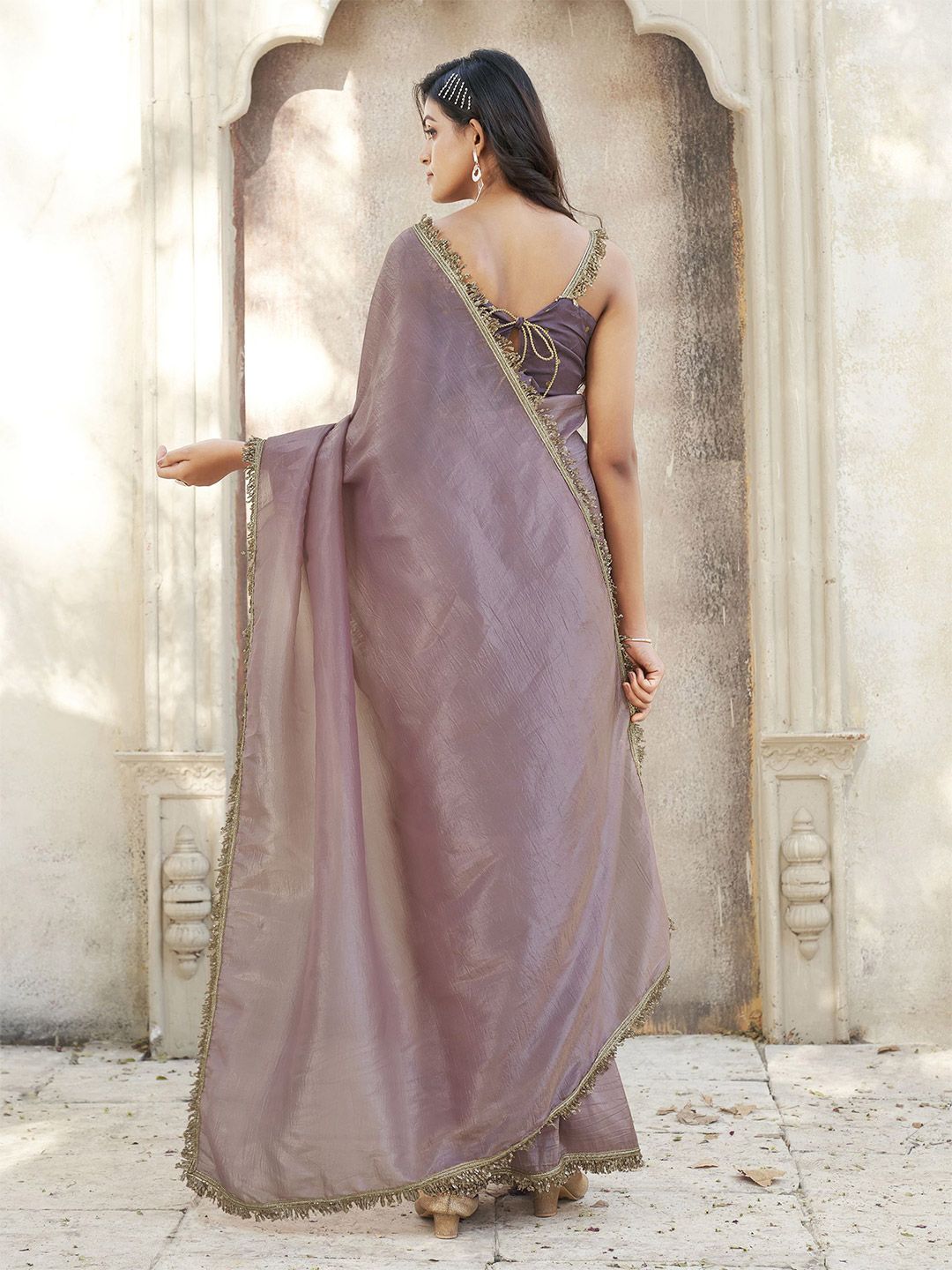 Tikhi Imli Embellished Border Saree